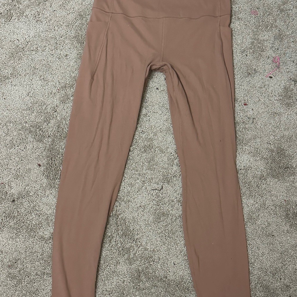 Tan L Yoga leggings #leggings